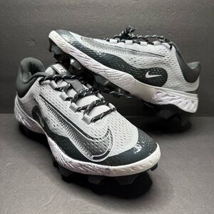 Nike Alpha Huarache Elite 4 MCS Baseball Cleat Gray FD6221-002 Men's Size 10